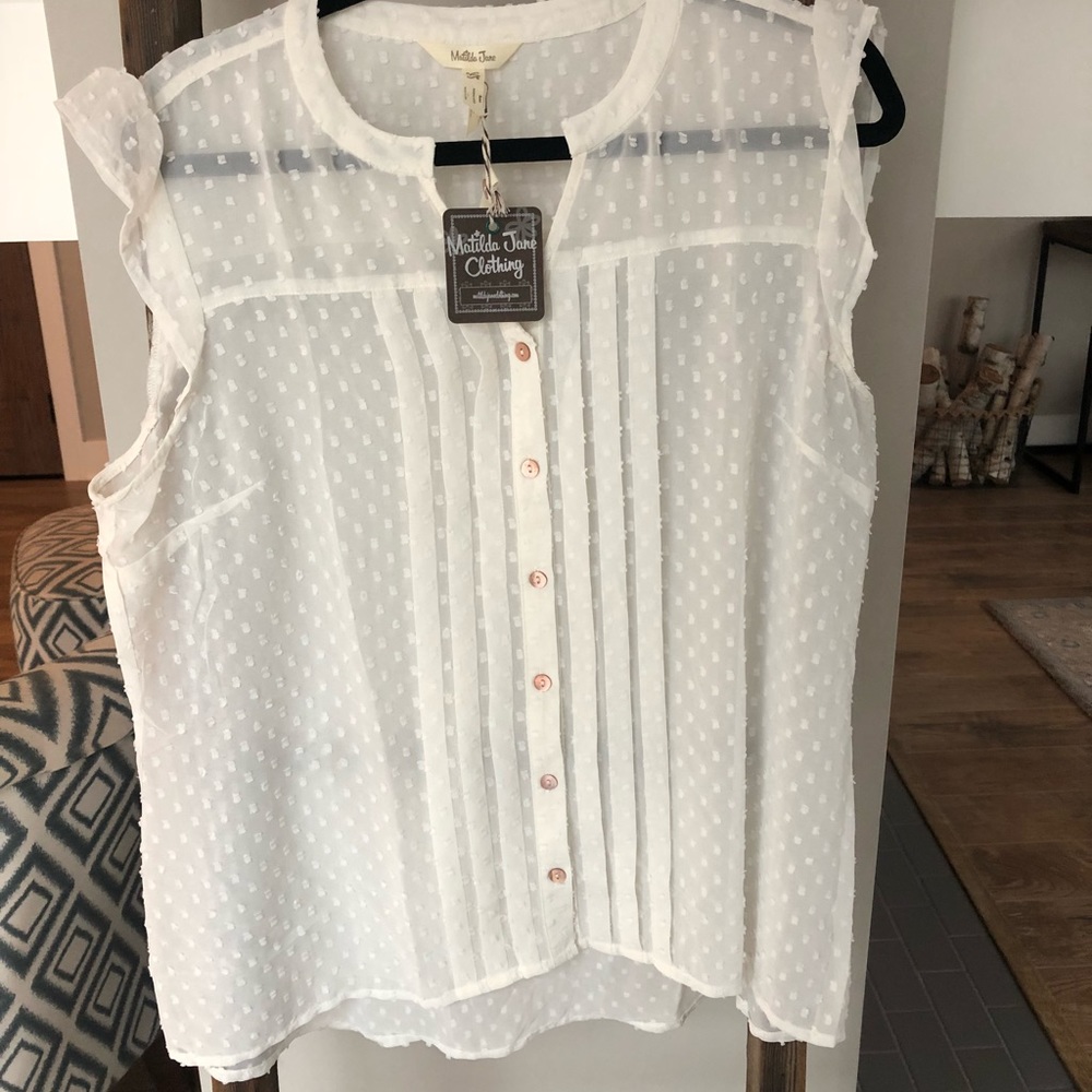 Matilda Jane sheer shirt